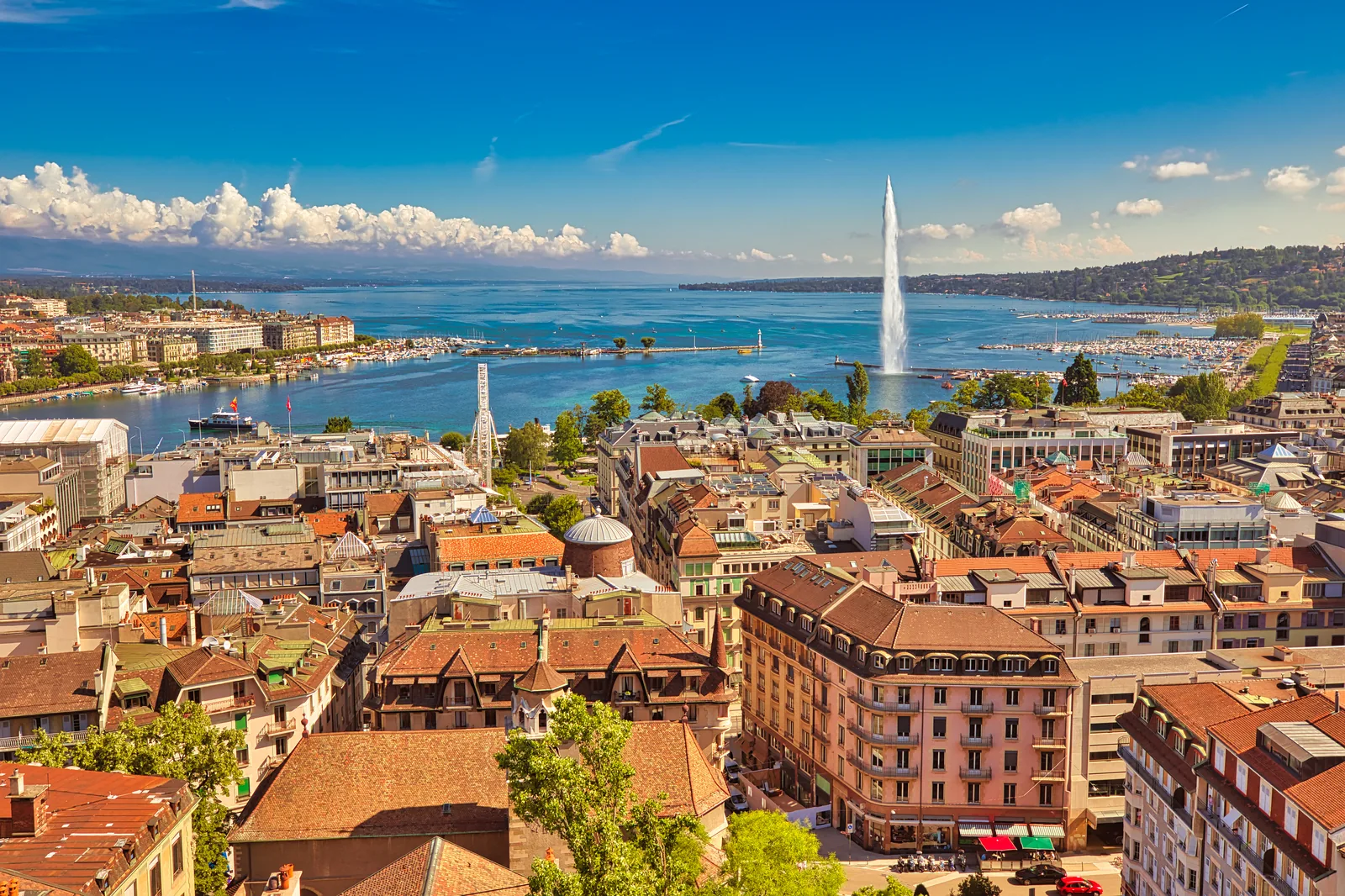 Genève — Centre-ville et Lac Léman